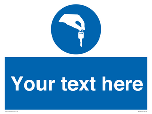 Custom Mandatory Keys Sign